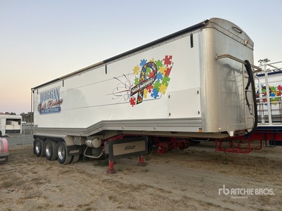 2022 Robuk Trailers 10 m Tri/A Step Deck End Dump Trailer