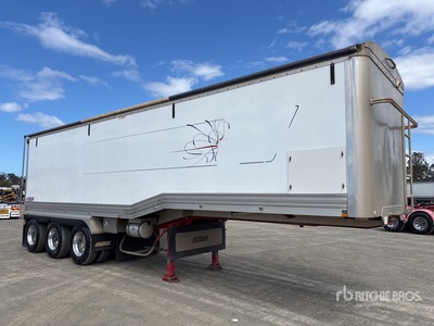 2022 Robuk Trailers 10.2 m Tri/A Step Deck End Dump Trailer