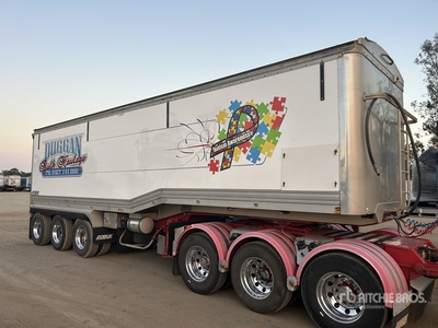 2022 Robuk Trailers 10 m Tri/A Step Deck End Dump Trailer