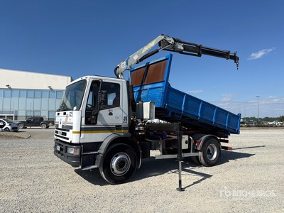 2000 PM 4250 kg on 2001 Iveco ML 150E18 4x2 Wywrotka z dźwigiem