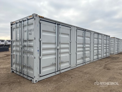2026 40 ft High Cube Multi-Door Storage Container