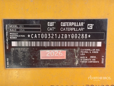 2026 Cat 321 Pelle Hydraulique sur Chenilles (Unused)