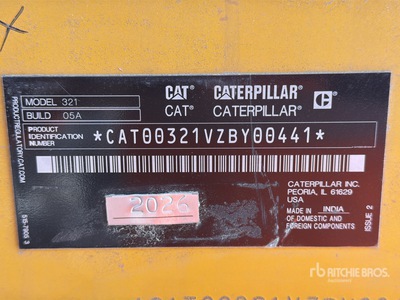 2026 Cat 321 Pelle Hydraulique sur Chenilles (Unused)