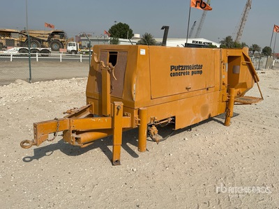 Putzmeister BRA1406D Portable Concrete Pump