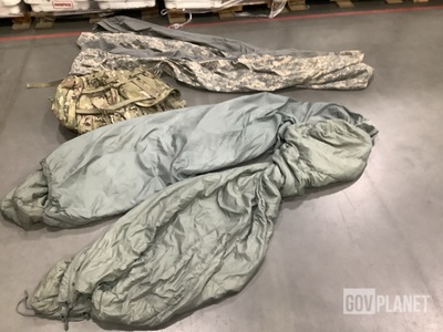 (19) Bivy Covers, (1) Field Packs, (17) Sleeping Bags & Assorted Items
