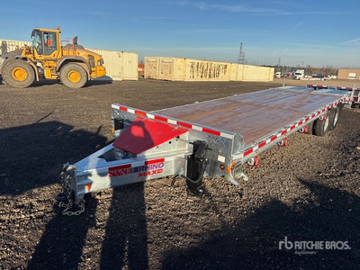2027 N & N Trailers 30 ft T/A Remolque Portamaquinaria (Unused)