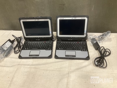 (2) New/Unused Panasonic CF-20 Toughbook Laptops