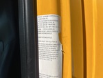 Aspect général with Étiquette de conformité aux normes fédérales pour véhicules à moteur