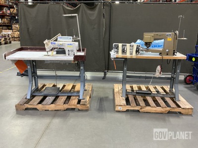 (1) Juki & (1) Union Special Industrial Sewing Machines
