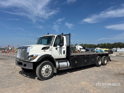 2011 International SF637 6x4 Flatbed Truck