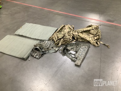 (3) Medium MOLLE Rucksack Sets, (13) Fighting Load Carriers & Assorted Items
