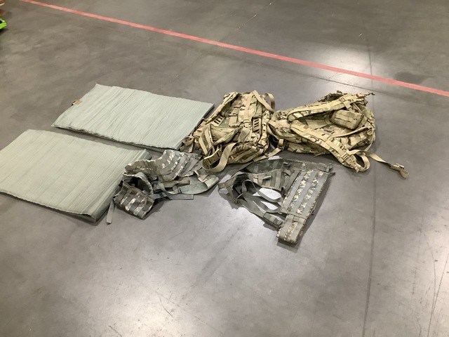 (3) Medium MOLLE Rucksack Sets, (13) Fighting Load Carriers & Assorted Items (3) Medium MOLLE Rucksack Sets, (13) Fighting Load Carriers & Assorted Items