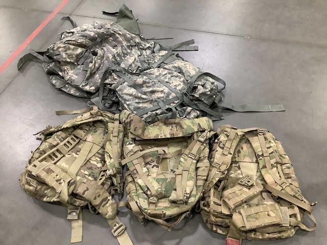 (36) Medium MOLLE Rucksack Sets & (9) Large Field Pack Sets (36) Medium MOLLE Rucksack Sets & (9) Large Field Pack Sets