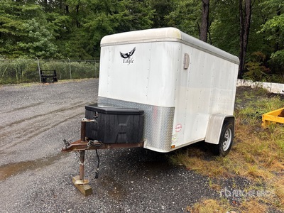 2016 Eagle Lark 07AA-1AAP 8 ft S/A Enclosed Trailer