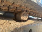 Undercarriage with Left Carrier Rollers