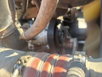 Engine with A/C Compressor