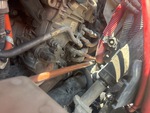 Engine with Air Compressor