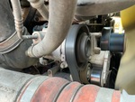 Engine with A/C Compressor