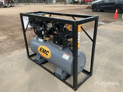 2026 EMC GAC60 24.4 cfm Skid-Mounted 60 gal Air Compressor (Unused)