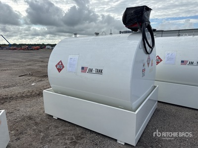 2026 AM Tank 1000 Diesel 1000 gal Skid Mounted Steel Diesel Fuel Tank (Unused)