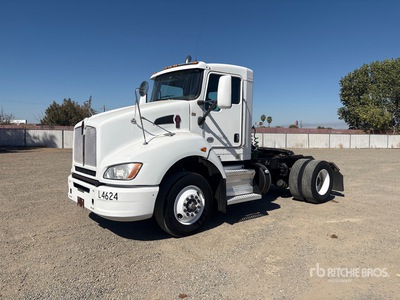 2015 Kenworth T400 4x2 S/A Day Cab Truck Tractor