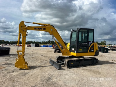 2017 Komatsu PC56-7 Mini Excavator