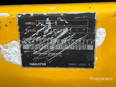 2012 Komatsu PC70-8 Tracked Excavator