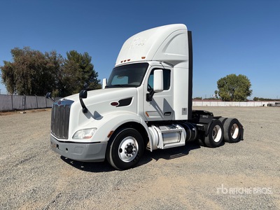 2017 Peterbilt 579 6x4 T/A Day Cab Truck Tractor