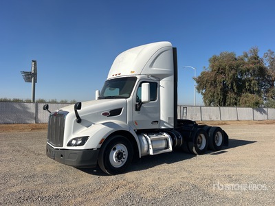 2018 Peterbilt 579 6x4 T/A Day Cab Truck Tractor