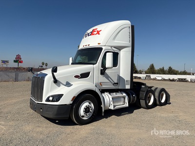 2018 Peterbilt 579 6x4 T/A Day Cab Truck Tractor