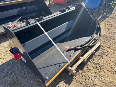 2026 Raytree RMRB72 72 in Power Rake Skid Steer Bucket (Unused)