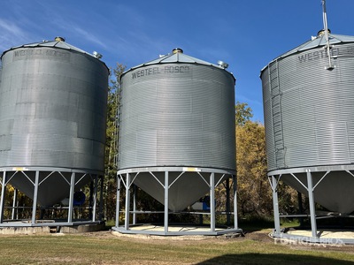 Westeel Rosco +/- 4700 bu 6 Ring Trémie à grains