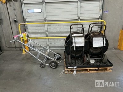 (4) Strapping Coil Hand Trucks & (1) Hand Dolly