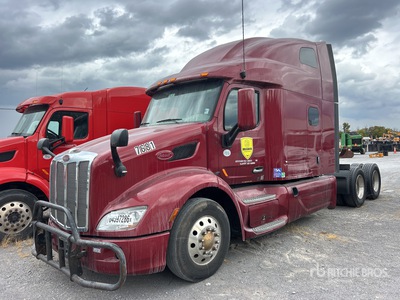 2021 Peterbilt 579 6x4 Tracteur routier couchette (Inoperable)