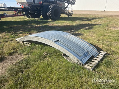 Quantity of (35) Corrugated Metal Grain Bin Sheets