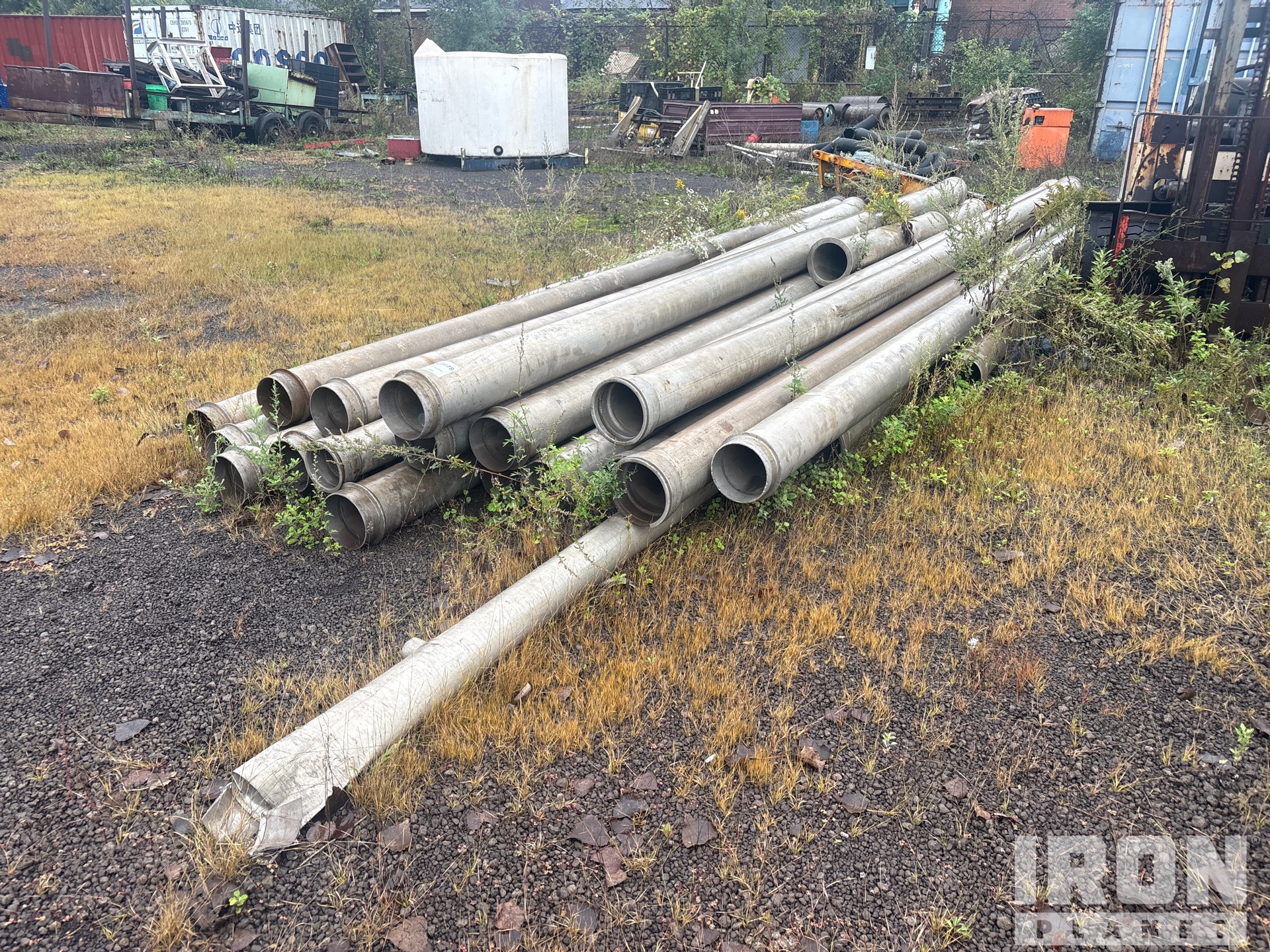 510 Linear Feet of 7.5 in Aluminum Pipe and one 6in Pipe
