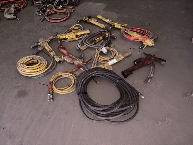 Quantity of (9) Pneumatic Demolition Breakers