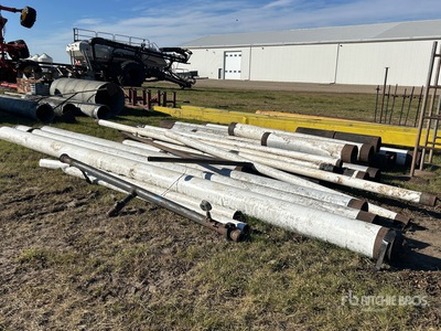 Quantity of (24) 5 ft - 20 ft Steel Pipe Rohr