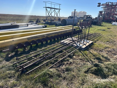 Quantity of (8) 20 ft Pipe & Stand