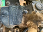 Engine with Emission Label