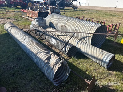 Quantity of (4) 10 ft To 15 ft Steel Culverts Varios, tienda, almacen, consumidor