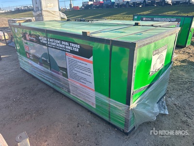StanForge DT4041C 40 ft x 40 ft Dual Truss Container Shelter (Unused)