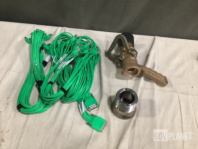 (12) Cable Assemblies, (1) Valve, (3) Nozzles & Assorted Items