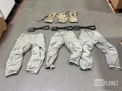 (38) Entrenching Tools, (90) Hydration System Carriers & Assorted Items