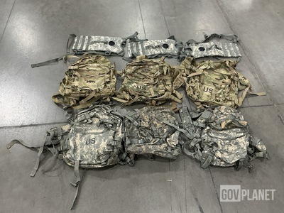 (64) Hydration Systems, (22) Assault Packs, (4) Rucksacks & Assorted Items
