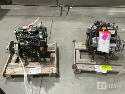 (2) John Deere 3007D003 Diesel Engine Blocks