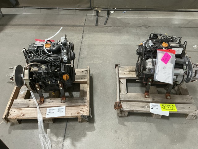 (2) John Deere 3007D003 Diesel Engine Blocks