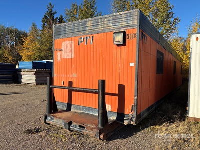 PTI 48 ft x 9 ft 10 in Skid-Mounted Mobile Office
