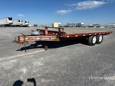 2009 Superior 2SD6M-PH 12000 lb 18 ft T/A Equipment Trailer
