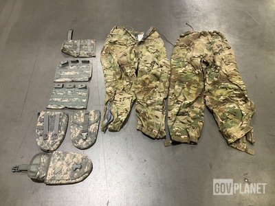 (94) Mag Pouches, (46) Tool Pouch Assemblies, (7) Trousers & Assorted Items